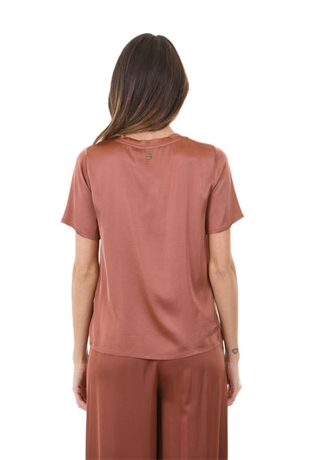 Blusa girocollo con taschino MANILA GRACE | T- Shirt | T110VUMA610